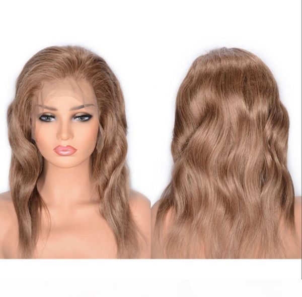 wavy wig brazilian lace front wig 8# human hair glueless swiss lace body wave wigs natural hairline for women, Black;brown
wavy wig brazilian lace front wig 8# human hair glueless swiss lace body wave wigs natural hairline for women, Black;brown