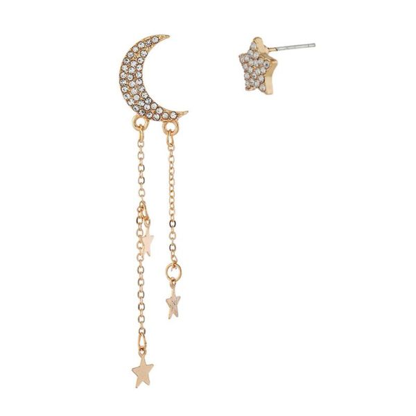 hoop & huggie 1 pair of tassel earrings decorative ear studs jewelry for woman (golden), Golden;silver
hoop & huggie 1 pair of tassel earrings decorative ear studs jewelry for woman (golden), Golden;silver