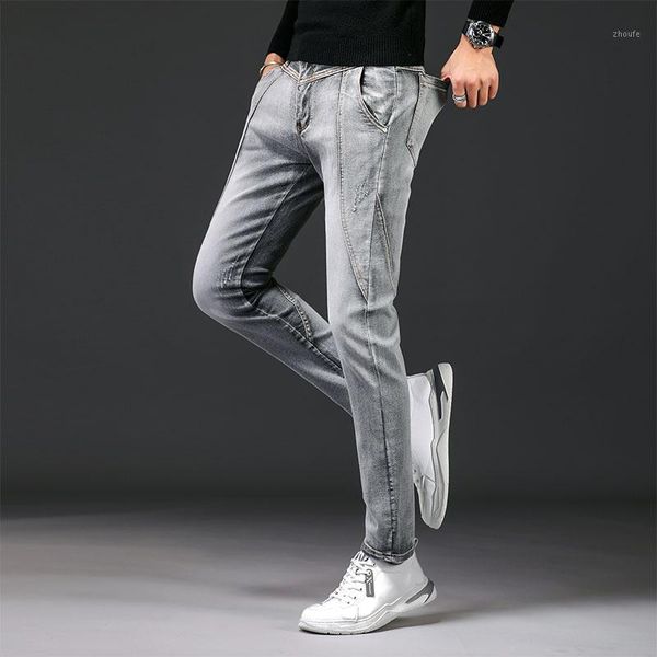 spring autumn all-match mens jeans business straight slim casual fashion retro trousers grey youth stretch jeans men denim pants1, Blue
spring autumn all-match mens jeans business straight slim casual fashion retro trousers grey youth stretch jeans men denim pants1, Blue
