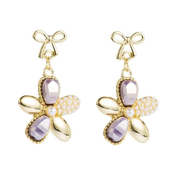 elegant color crystal flower dangle earrings for woman vintage simulated pearl floral statement drop earrings party ear jewelry, Silver
elegant color crystal flower dangle earrings for woman vintage simulated pearl floral statement drop earrings party ear jewelry, Silver