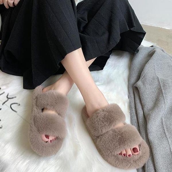 2021 winter korean net red fur women's shoes female flat word with fur slippers fashion thick bottom home lazy slippers women, Black
2021 winter korean net red fur women's shoes female flat word with fur slippers fashion thick bottom home lazy slippers women, Black