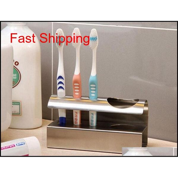 toothbrush & toothpaste holders bathroom accessory tools inox 304 stainless steel storage qylueq dh_seller2010
toothbrush & toothpaste holders bathroom accessory tools inox 304 stainless steel storage qylueq dh_seller2010
