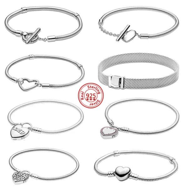 2021new original 925 sterling silver heart snake chain bracelet diy fit secure bead charms for women girls jewelry gift
2021new original 925 sterling silver heart snake chain bracelet diy fit secure bead charms for women girls jewelry gift