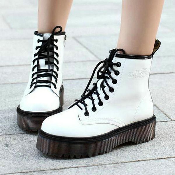 fashion creepers punk short genuine leather shoes women autumn thick heels ankle female boots ladies y200115, Black
fashion creepers punk short genuine leather shoes women autumn thick heels ankle female boots ladies y200115, Black