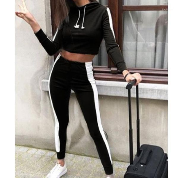 causey autumn 2 piece set women tracksuit sportswear casual sweat pants hooded cropped sweatshirt hoodie1, Gray
causey autumn 2 piece set women tracksuit sportswear casual sweat pants hooded cropped sweatshirt hoodie1, Gray