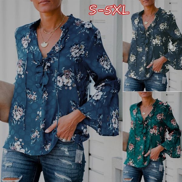5xy1k new women's wear women's winter 2019 new up collar printed lace fall t-shirt wear fall winter 2019 lace up collar printed t, White
5xy1k new women's wear women's winter 2019 new up collar printed lace fall t-shirt wear fall winter 2019 lace up collar printed t, White