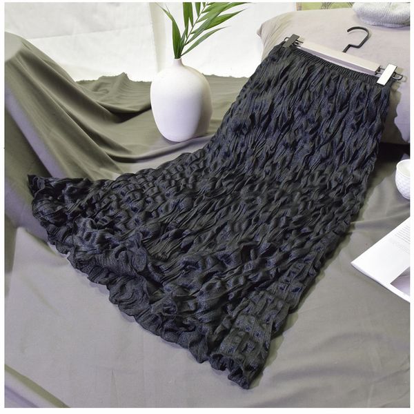 2021 new summer white long skirt chic brand women high waist elegant beige tutu skirts saias jupe otn0, Black
2021 new summer white long skirt chic brand women high waist elegant beige tutu skirts saias jupe otn0, Black