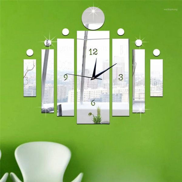 wall clocks 3d mirror silver clock modern design home decor watch sticker living room bedroom j501
wall clocks 3d mirror silver clock modern design home decor watch sticker living room bedroom j501