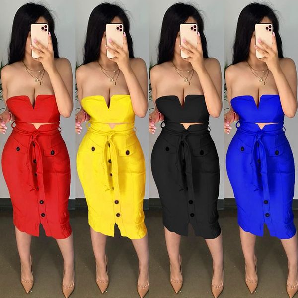 zkyzwx 2 accessories women's autumn women's shoulder bare back bare back high short skirt clothing club matching two accessories, Blue;black
zkyzwx 2 accessories women's autumn women's shoulder bare back bare back high short skirt clothing club matching two accessories, Blue;black