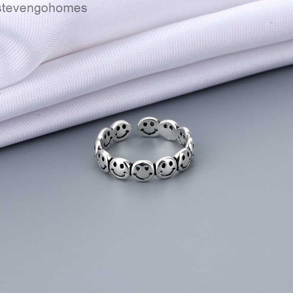 thai men's silver smile face and women's fashion personality neutral design cold net red mouth food ring
thai men's silver smile face and women's fashion personality neutral design cold net red mouth food ring
