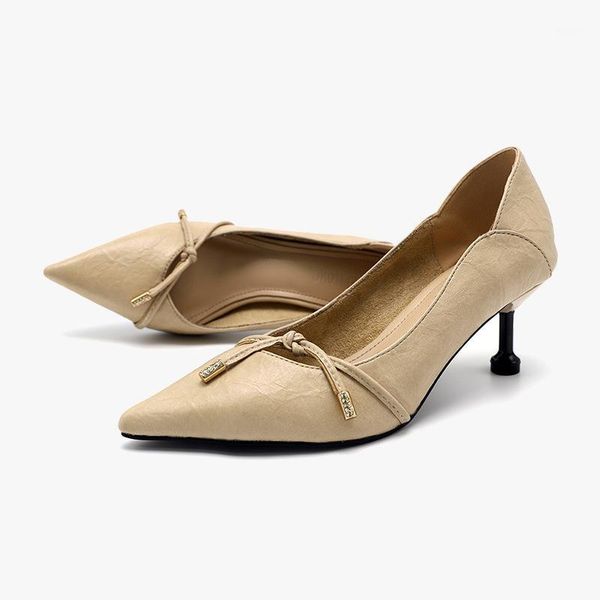 with shoes female 2020 high heels bow shallow mouth high heels pu pointed fine with single shoes1, Black
with shoes female 2020 high heels bow shallow mouth high heels pu pointed fine with single shoes1, Black