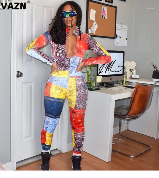 vazn new autumn 2020 tie dye print colorful fall v-neck rave festival bandage women jumpsuits full sleeve rompers1, Black;white
vazn new autumn 2020 tie dye print colorful fall v-neck rave festival bandage women jumpsuits full sleeve rompers1, Black;white