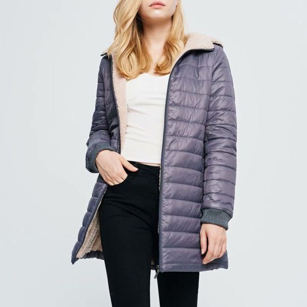 winter autumn women hooded parkas casual solid color zipper warm fleece lamb wool coats women cotton padded jacket outwear1, Black
winter autumn women hooded parkas casual solid color zipper warm fleece lamb wool coats women cotton padded jacket outwear1, Black