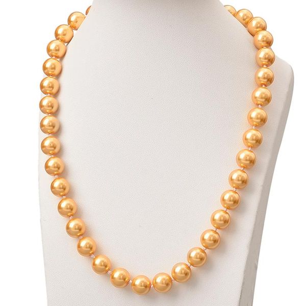 fashion style gold pearls necklace 10mm round pearls shell artificial necklace anniversaries gifts 18inch statement women h850, Silver
fashion style gold pearls necklace 10mm round pearls shell artificial necklace anniversaries gifts 18inch statement women h850, Silver