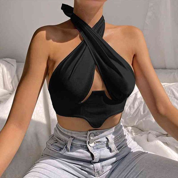 criss-cross chest wrap halter bandage clubwear women backless cami summer sleeveless crop bustier black white vest
criss-cross chest wrap halter bandage clubwear women backless cami summer sleeveless crop bustier black white vest