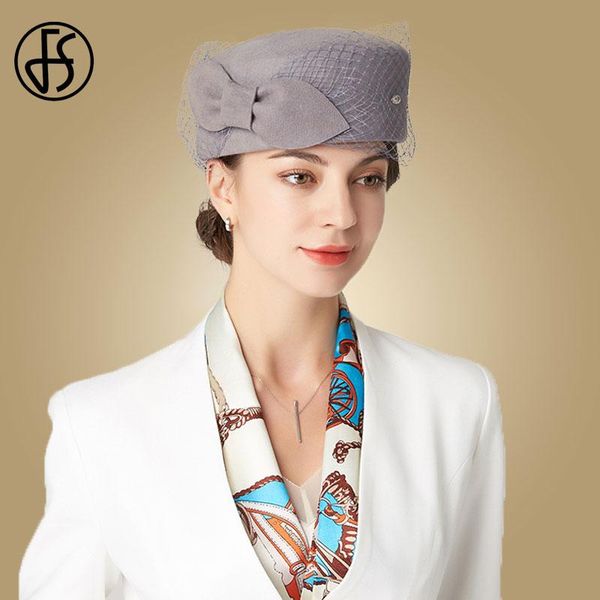 fs vintage french wool women berets cap winter felt hat with bow flat hats lady stewardess cap fedoras chapeau femme feutre, Blue;gray
fs vintage french wool women berets cap winter felt hat with bow flat hats lady stewardess cap fedoras chapeau femme feutre, Blue;gray