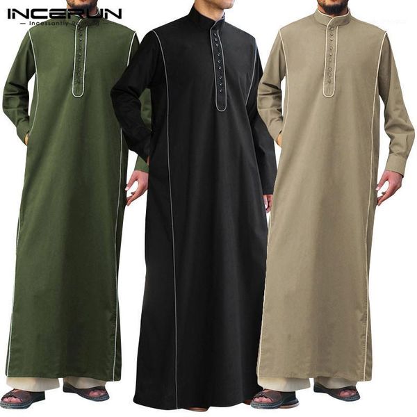 ethnic clothing incerun 2021 men solid color long sleeve muslim kaftan fashion casual collar baggy mens jubba thobe comfort robe streetwear1, Red
ethnic clothing incerun 2021 men solid color long sleeve muslim kaftan fashion casual collar baggy mens jubba thobe comfort robe streetwear1, Red