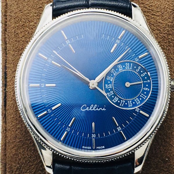 dr 2021 new men's 39mm thickness 11.5mm with 3165 integrated movement 316l fine steel case sapphire glass crystal mirror cowhand leathe, Slivery;brown
dr 2021 new men's 39mm thickness 11.5mm with 3165 integrated movement 316l fine steel case sapphire glass crystal mirror cowhand leathe, Slivery;brown
