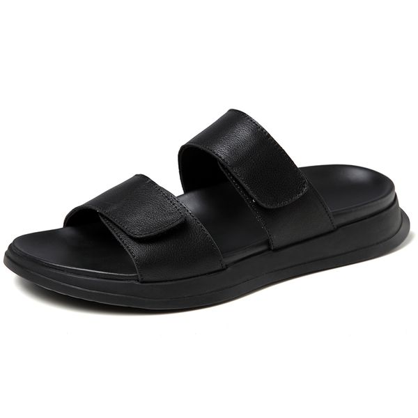 mans leather 2020 new summer casual beach male slippers house soft, breathable shoes 38-44 qbdp, Black
mans leather 2020 new summer casual beach male slippers house soft, breathable shoes 38-44 qbdp, Black