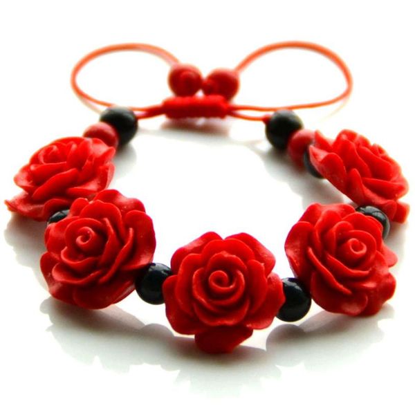 15 styles red rose flower bracelet delicate 3d floral bracelet bridesmaid/bridal gift love flower for women, Black
15 styles red rose flower bracelet delicate 3d floral bracelet bridesmaid/bridal gift love flower for women, Black