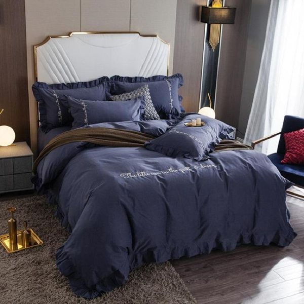 korean style pure cotton duvet cover pillowcases bed sheet 4 pcs bed linen dark blue brown wine red grey king
korean style pure cotton duvet cover pillowcases bed sheet 4 pcs bed linen dark blue brown wine red grey king