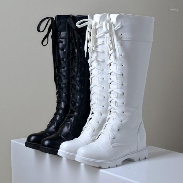 autumn and winter new flat bottom strap high boots fashion plus velvet warm boots custom large size women's 34-431, Black
autumn and winter new flat bottom strap high boots fashion plus velvet warm boots custom large size women's 34-431, Black