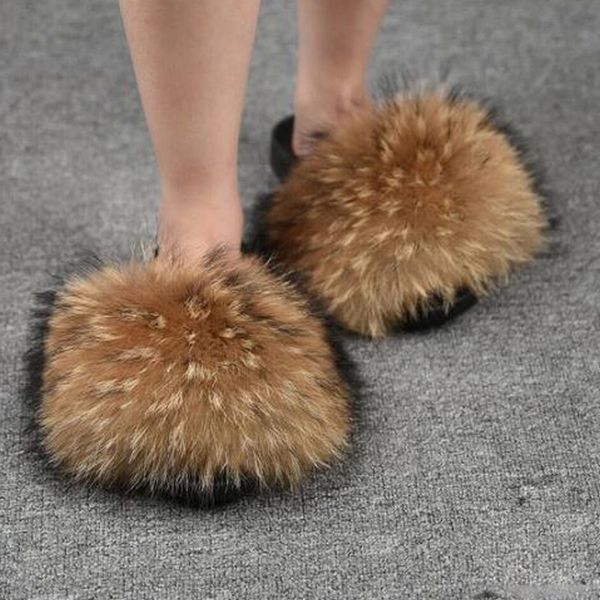 winter kids/children's real fox fur slides women's fluffy raccoon fur slippers ladies plush home shoes rainbow furry flip flops #y, Black
winter kids/children's real fox fur slides women's fluffy raccoon fur slippers ladies plush home shoes rainbow furry flip flops #y, Black