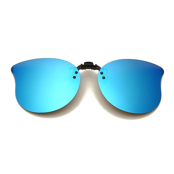 sunglasses men women clip on flip up polarized lens for prescription glasses uv protection shades, White;black
sunglasses men women clip on flip up polarized lens for prescription glasses uv protection shades, White;black
