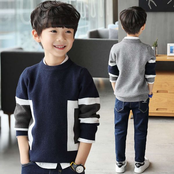 zhongda children's sweater 2021 new korean boys' foreign sle round neck bottomed shirt spring drs, Blue
zhongda children's sweater 2021 new korean boys' foreign sle round neck bottomed shirt spring drs, Blue