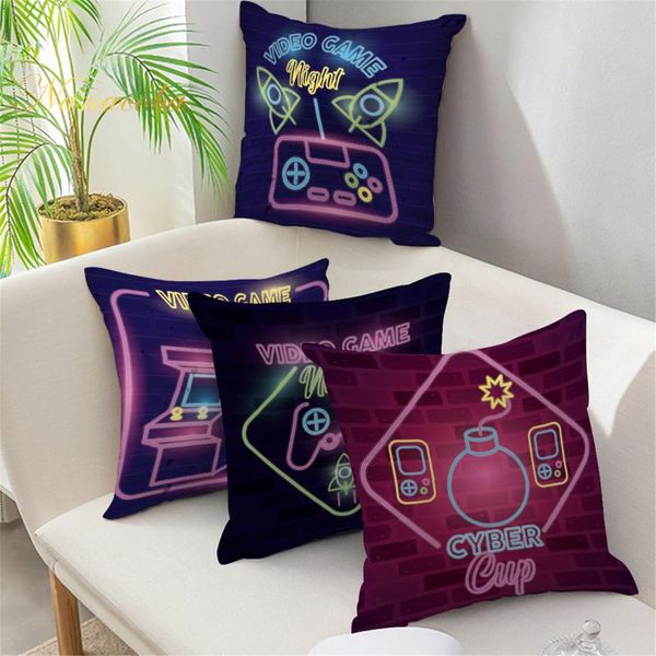 cartoon decorative pillow cases black yellow game controller game keyboard pattern for living room sofa cushion cover
cartoon decorative pillow cases black yellow game controller game keyboard pattern for living room sofa cushion cover