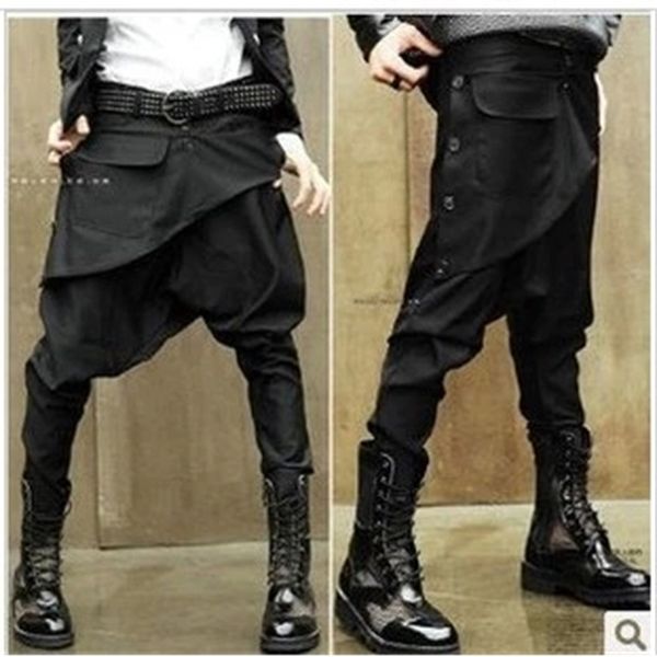 wholesale-men's skinny pants low-rise ruslana korshunova harem pants men crotch pants big baggy jeans saggy trousers male casual clothe, Black
wholesale-men's skinny pants low-rise ruslana korshunova harem pants men crotch pants big baggy jeans saggy trousers male casual clothe, Black