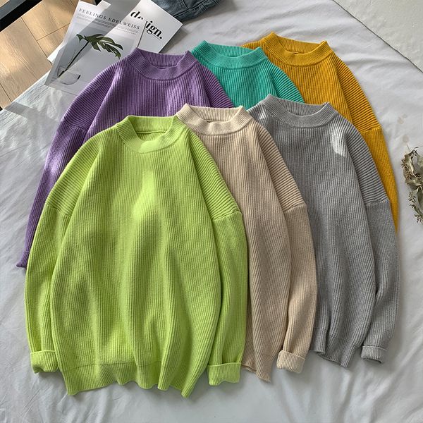 legible autumn winter oversize sweater women knitted pullover sweater female long sleeve o neck jumper warm teen gril femme lj201114, White;black
legible autumn winter oversize sweater women knitted pullover sweater female long sleeve o neck jumper warm teen gril femme lj201114, White;black