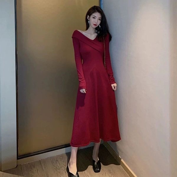 6361 chinese new formal dressyear women's dress small fragrance new year red knitting annual meeting dress autumn and winter temperamen, Black;gray
6361 chinese new formal dressyear women's dress small fragrance new year red knitting annual meeting dress autumn and winter temperamen, Black;gray