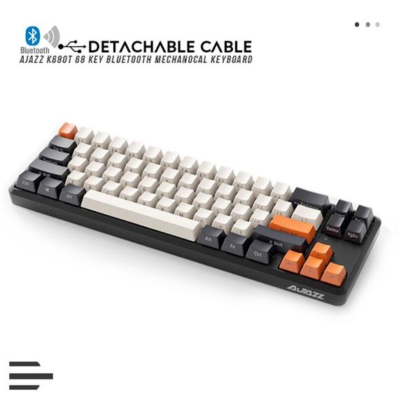 ajazz k680t 68 key mini rechargeable bluetooth wireless/wired dual-mode gaming computer mechanocal keyboard for pc tablet phone
ajazz k680t 68 key mini rechargeable bluetooth wireless/wired dual-mode gaming computer mechanocal keyboard for pc tablet phone