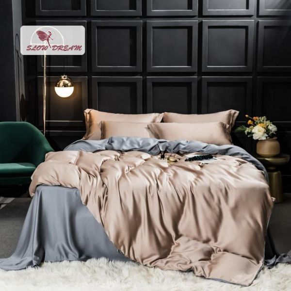 slowdream coffee gray 100% silk bedding set beauty healthy duvet cover pillwocase king flat sheet or fitted sheet set
slowdream coffee gray 100% silk bedding set beauty healthy duvet cover pillwocase king flat sheet or fitted sheet set