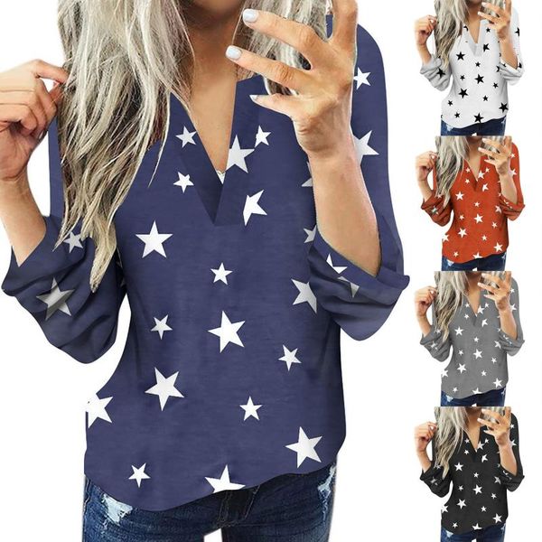 women's t-shirt women star t-shirts casual cotton long sleeve shirt lady harajuku t plus size pullover, White
women's t-shirt women star t-shirts casual cotton long sleeve shirt lady harajuku t plus size pullover, White