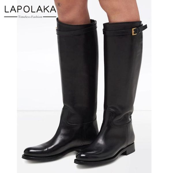 lapolaka 2020 new fashion genuine leather design stylish luxury boots woman shoes cool buckle fashion boots ladies, Black
lapolaka 2020 new fashion genuine leather design stylish luxury boots woman shoes cool buckle fashion boots ladies, Black