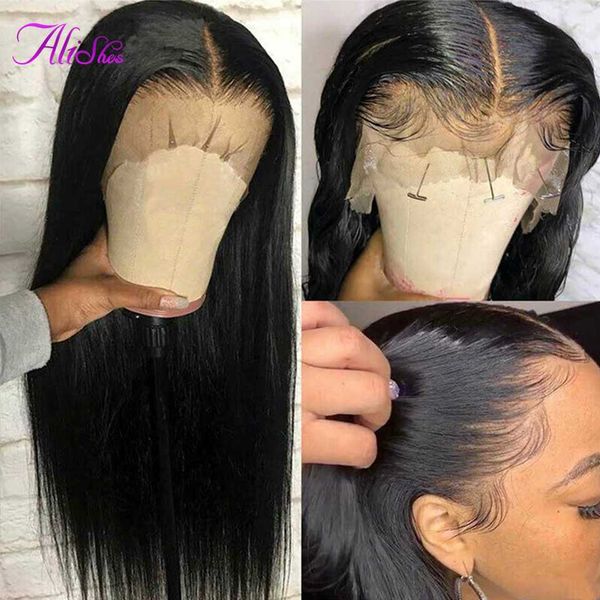 alishes peruvian straight lace front wigs natural human hair 150% density 13x4 lace frontal wigs for women remy hair pre plucked, Black;brown
alishes peruvian straight lace front wigs natural human hair 150% density 13x4 lace frontal wigs for women remy hair pre plucked, Black;brown