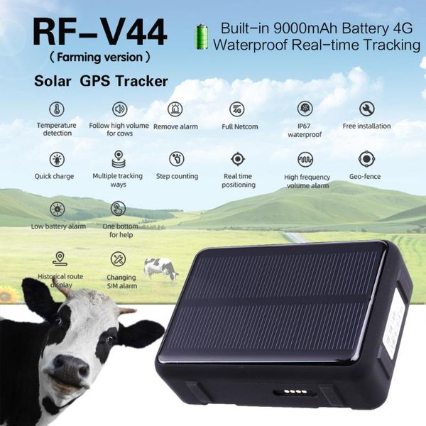 4g waterproof real-time gps tracker rf-v44 farming version for cow gps tracking device with temperature accuracy solar power
4g waterproof real-time gps tracker rf-v44 farming version for cow gps tracking device with temperature accuracy solar power