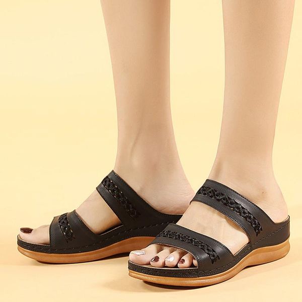 slip-on wedges shoes open toe breathable women sandals fashion embroidery women shoes casual summer beach holiday female sandals, Black
slip-on wedges shoes open toe breathable women sandals fashion embroidery women shoes casual summer beach holiday female sandals, Black