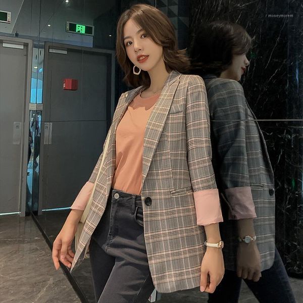 women's suits & blazers spring autumn loose women suit long women's plaid business jacket and jackets blazer feminino1, White;black
women's suits & blazers spring autumn loose women suit long women's plaid business jacket and jackets blazer feminino1, White;black