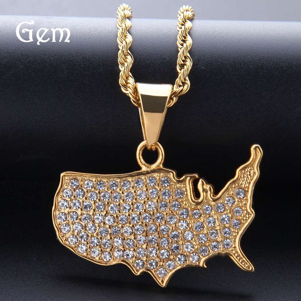 stainless steel full drill usa map pendant usamap pendant usa map necklace, Silver
stainless steel full drill usa map pendant usamap pendant usa map necklace, Silver