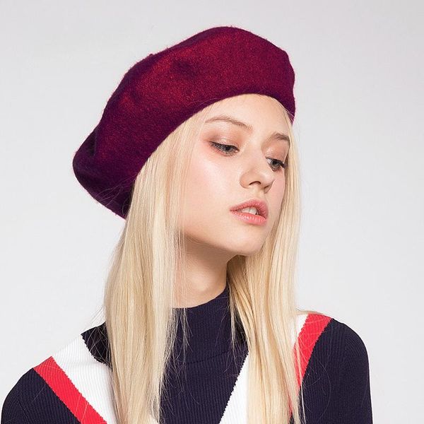 berets 95% wool beret hat women felt british style fashion girls lady solid color slouchy winter hats female, Blue;gray
berets 95% wool beret hat women felt british style fashion girls lady solid color slouchy winter hats female, Blue;gray