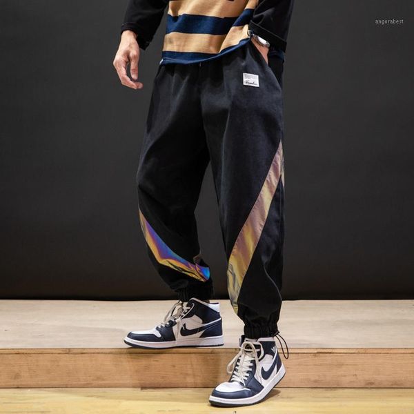 2021 spring men harem pants reflective stripe tie feet jogger pant fashion hip hop male clothing casual loose ankle-length pants1, Black
2021 spring men harem pants reflective stripe tie feet jogger pant fashion hip hop male clothing casual loose ankle-length pants1, Black