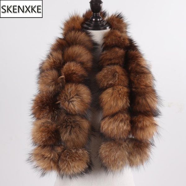 2020 new fashion pompoms ladies real raccoon fur scarves women winter warm natural raccoon fur scarf fluffy genuine muffles, Blue;gray