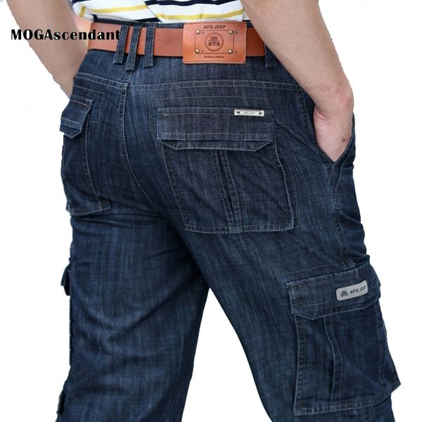 men's winter mid waist thick cotton fabric jeans men casual classic straight jeans denim multi-pocket overalls long trousers 201111, Blue
men's winter mid waist thick cotton fabric jeans men casual classic straight jeans denim multi-pocket overalls long trousers 201111, Blue