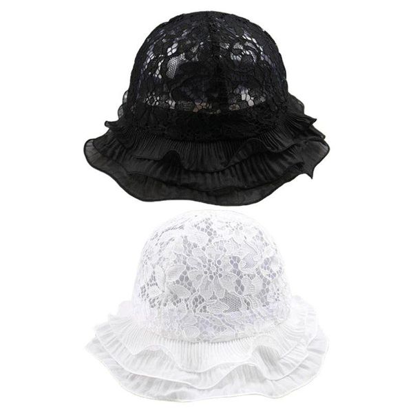 women summer hollow floral lace bucket hat layered ruffles patchwork short brimmed lolita cosplay elegant fisherman cap, Blue;gray
women summer hollow floral lace bucket hat layered ruffles patchwork short brimmed lolita cosplay elegant fisherman cap, Blue;gray