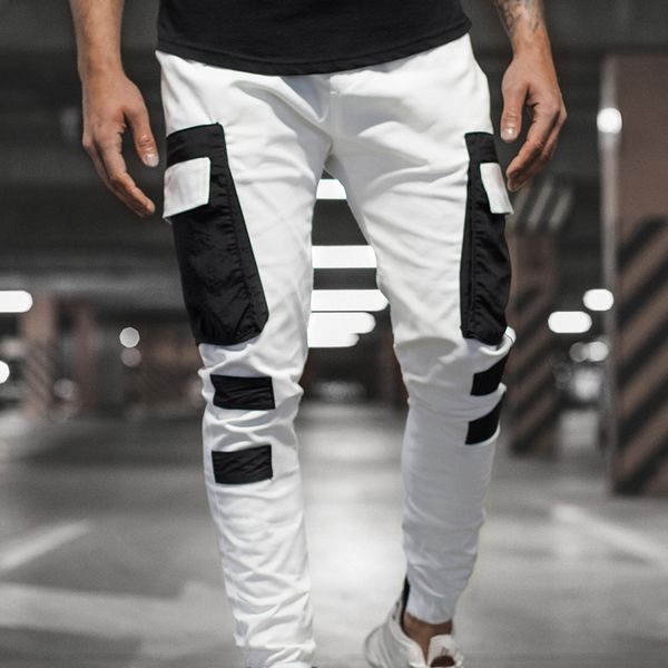 mjartoria harem jogging men's cargo pants street 2020 hip casual pocket casual pants sports pants, Blue;black
mjartoria harem jogging men's cargo pants street 2020 hip casual pocket casual pants sports pants, Blue;black