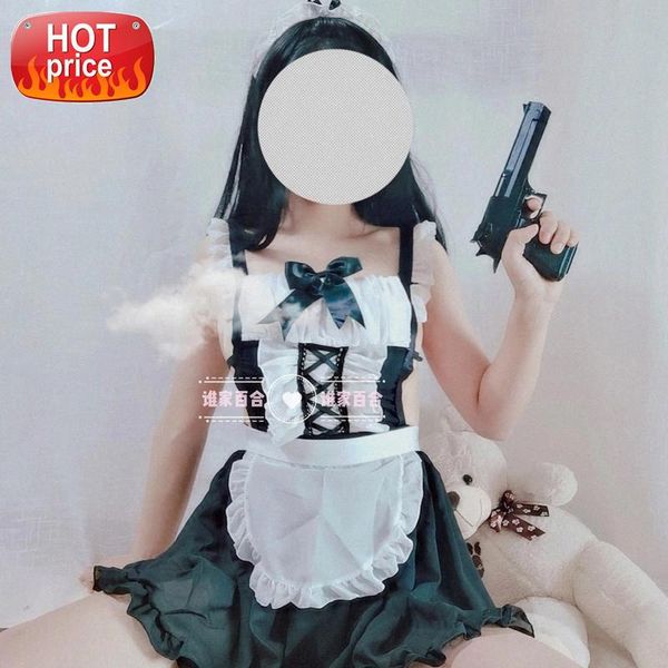french apron cosplay costume perspective lingerie underwear maid dress classical erotic lace outfit sm porno suit for women #ih7q, Black;white
french apron cosplay costume perspective lingerie underwear maid dress classical erotic lace outfit sm porno suit for women #ih7q, Black;white