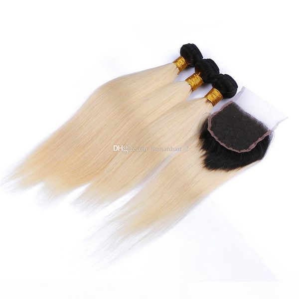 1b 613 two tone human hair weaves with lace closure silky straight blonde hair extensions with lace closure ombre bundles virgin indian hair, Black;brown
1b 613 two tone human hair weaves with lace closure silky straight blonde hair extensions with lace closure ombre bundles virgin indian hair, Black;brown